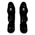 Black Snake Print Muay Thai Shin Guards