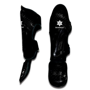 Black Snake Print Muay Thai Shin Guard