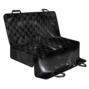 Black Snake Print Pet Car Back Seat Cover