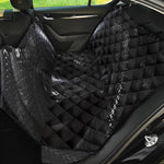 Black Snake Print Pet Car Back Seat Cover