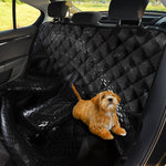 Black Snake Print Pet Car Back Seat Cover