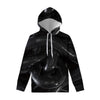 Black Snake Print Pullover Hoodie