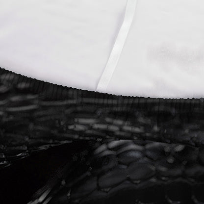 Black Snake Print Sofa Cover