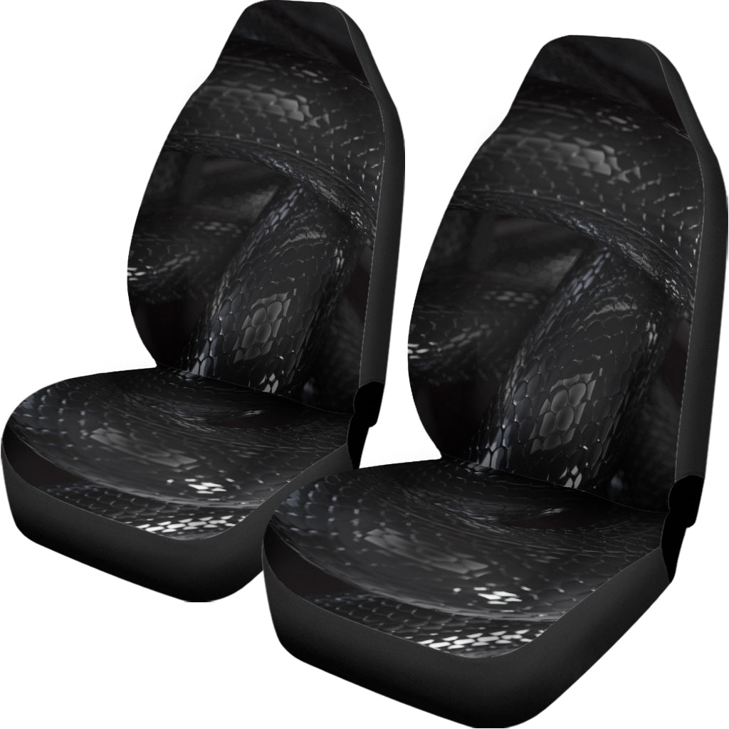 Black Snake Print Universal Fit Car Seat Covers