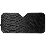 Black Snakeskin Print Car Sun Shade