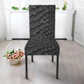 Black Snakeskin Print Dining Chair Slipcover