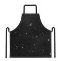 Black Space Print Apron
