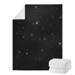Black Space Print Blanket