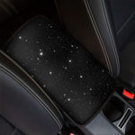 Black Space Print Car Center Console Cover