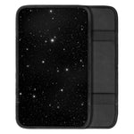 Black Space Print Car Center Console Cover