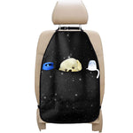 Black Space Print Car Seat Organizers