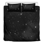 Black Space Print Duvet Cover Bedding Set