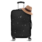 Black Space Print Luggage Cover