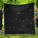 Black Space Print Quilt