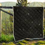 Black Space Print Quilt