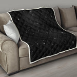 Black Space Print Quilt