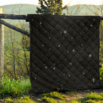 Black Space Print Quilt