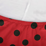 Black Spots Ladybird Pattern Print Sofa Cover