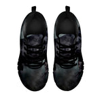 Black Stallion Horse Print Black Sneakers