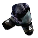 Black Stallion Horse Print Boxing Gloves