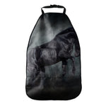 Black Stallion Horse Print Car Seat Organizers