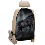 Black Stallion Horse Print Car Seat Organizers