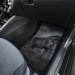 Black Stallion Horse Print Front and Back Car Floor Mats