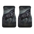 Black Stallion Horse Print Front Car Floor Mats