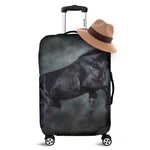 Black Stallion Horse Print Luggage Cover