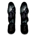 Black Stallion Horse Print Muay Thai Shin Guards