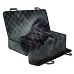 Black Stallion Horse Print Pet Car Back Seat Cover