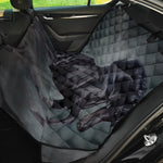 Black Stallion Horse Print Pet Car Back Seat Cover