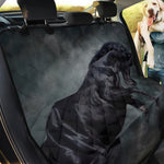 Black Stallion Horse Print Pet Car Back Seat Cover