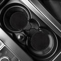Black Tattersall Pattern Print Car Coasters