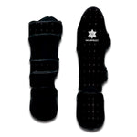 Black Tattersall Pattern Print Muay Thai Shin Guard