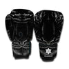 Black Tiger Portrait Print Boxing Gloves