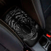 Black Tiger Portrait Print Car Center Console Cover