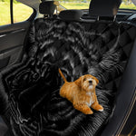 Black Tiger Portrait Print Pet Car Back Seat Cover