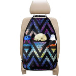 Black Triangle Galaxy Space Print Car Seat Organizers