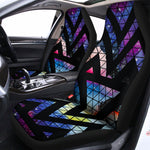 Black Triangle Galaxy Space Print Universal Fit Car Seat Covers