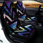 Black Triangle Galaxy Space Print Universal Fit Car Seat Covers