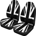Black Union Jack British Flag Print Universal Fit Car Seat Covers
