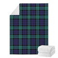 Black Watch Scottish Tartan Print Blanket