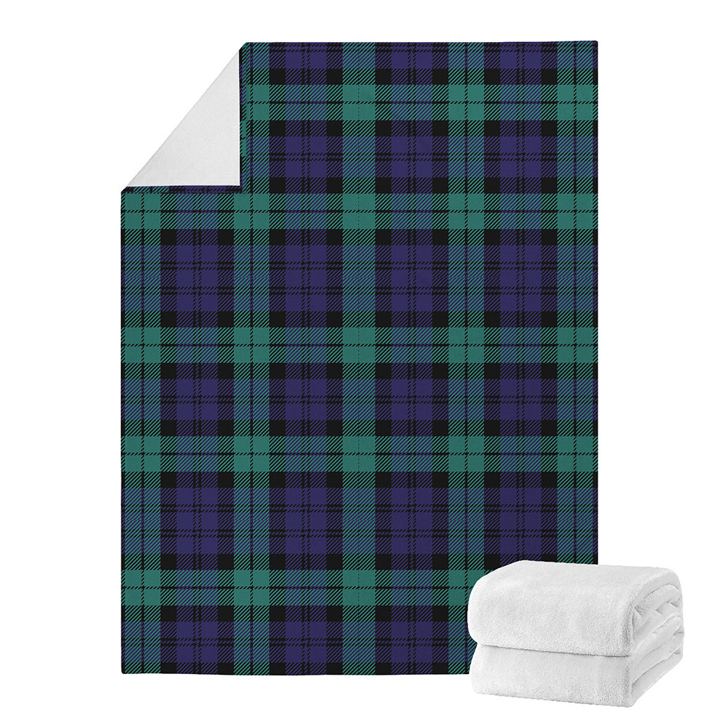 Black Watch Scottish Tartan Print Blanket
