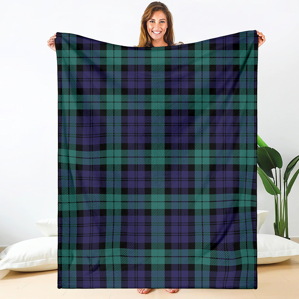 Black Watch Scottish Tartan Print Blanket