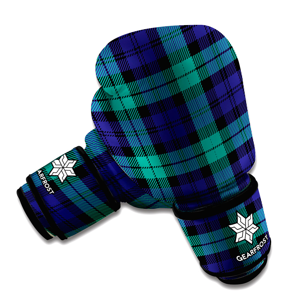 Black Watch Scottish Tartan Print Boxing Gloves