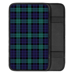 Black Watch Scottish Tartan Print Car Center Console Cover