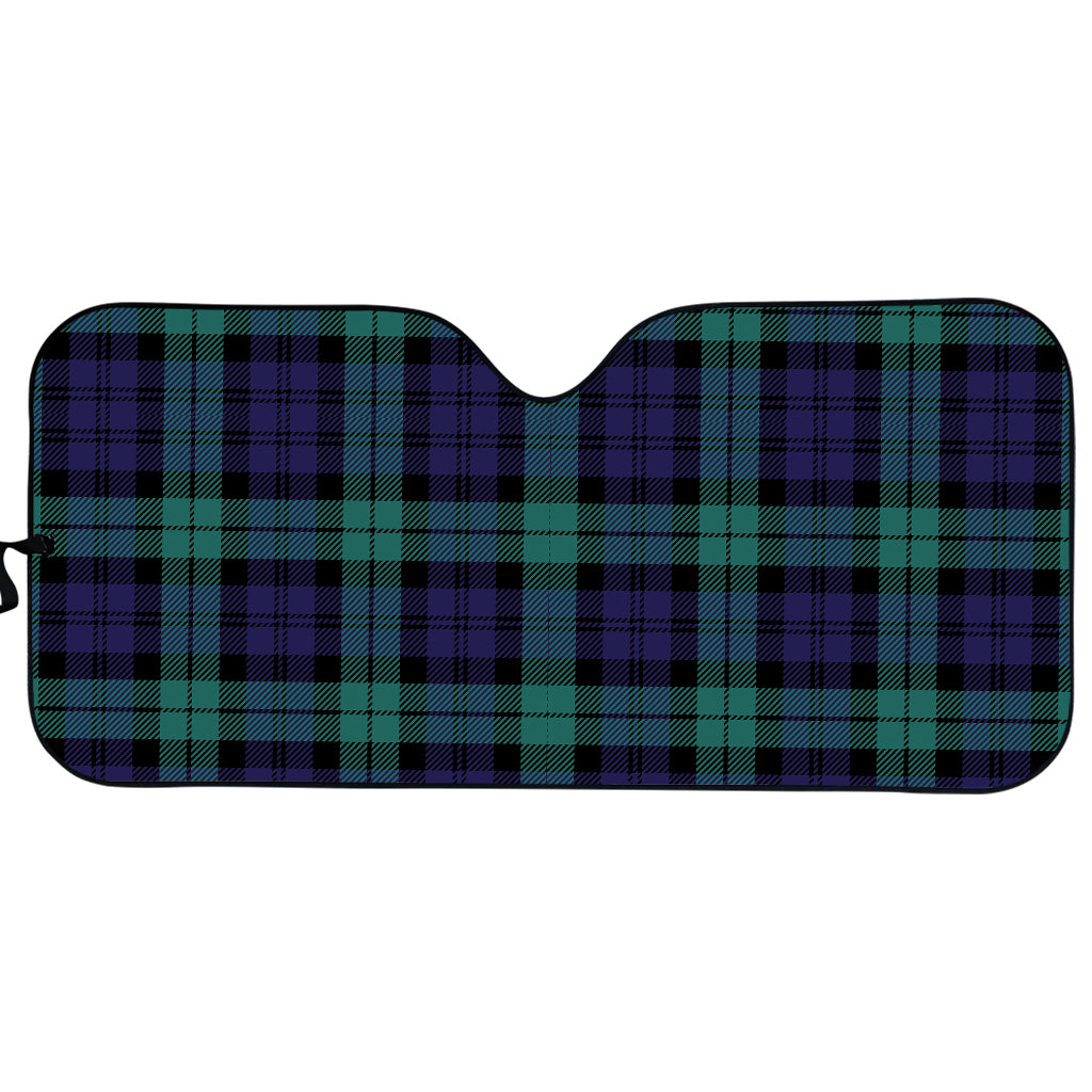 Black Watch Scottish Tartan Print Car Sun Shade