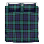 Black Watch Scottish Tartan Print Duvet Cover Bedding Set