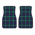 Black Watch Scottish Tartan Print Front Car Floor Mats